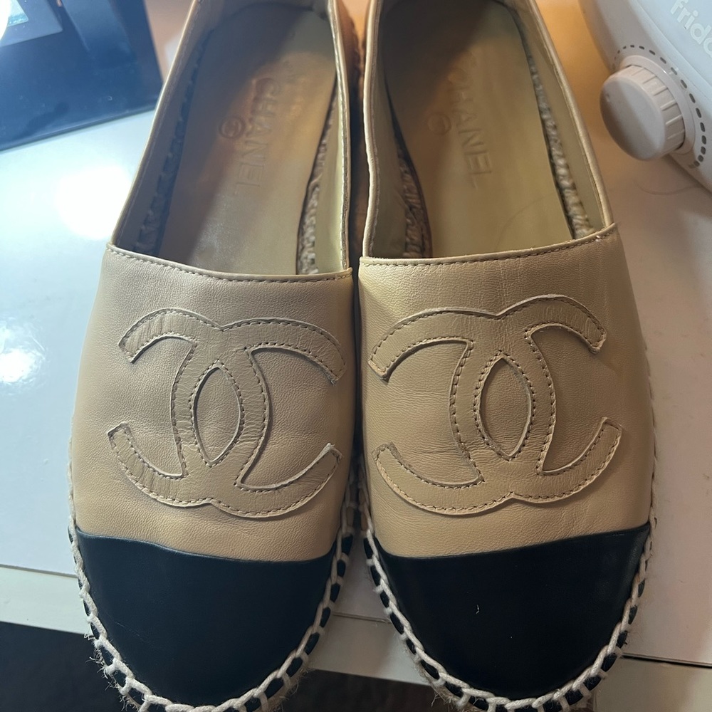 Chanel leather shoes